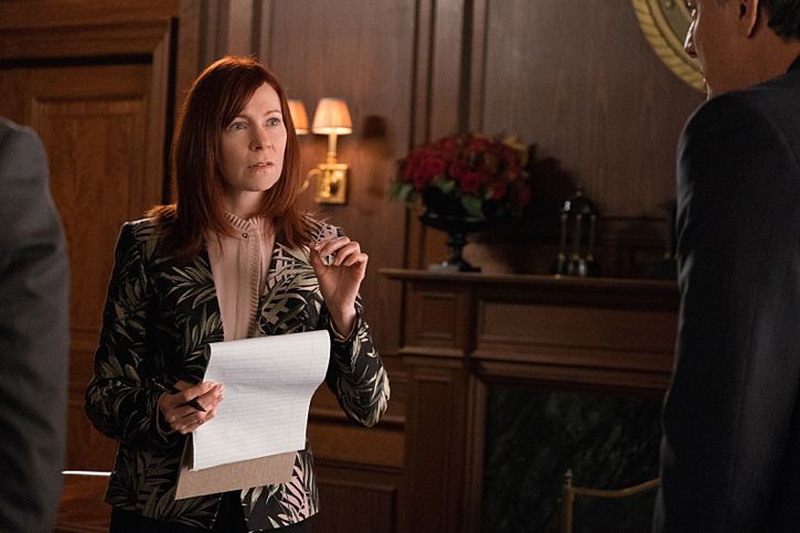 "Targets" -- Alicia joins a secret panel of attorneys advising the U.S. government on a controversial case. Also, Eli hires Elsbeth Tascioni (Carrie Preston) to uncover why the FBI is targeting Peter, on THE GOOD WIFE, Sunday, Feb. 21 (9:00-10:00 PM, ET/PT) on the CBS Television Network. Pictured Carrie Preston as Attorney Elsbeth Tascioni Photo: Jeff Neumann/CBS é2015 CBS Broadcasting, Inc. All Rights Reserved