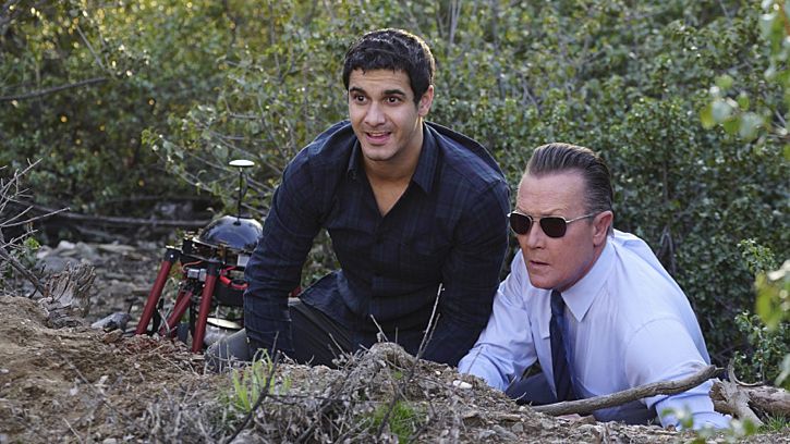 "Adaptation" -- While Team Scorpion works to stop an influx of drugs being smuggled into the country via drones, Walter gives Happy and Toby an ultimatum on their new relationship, on SCORPION, Monday, Feb. 22 (9:00-9:59 PM, ET/PT) on the CBS Television Network. Pictured: Elyes Gabel as Walter O'Brien, Robert Patrick as Agent Cabe Gallo. Photo: Monty Brinton/CBS é2016 CBS Broadcasting, Inc. All Rights Reserved