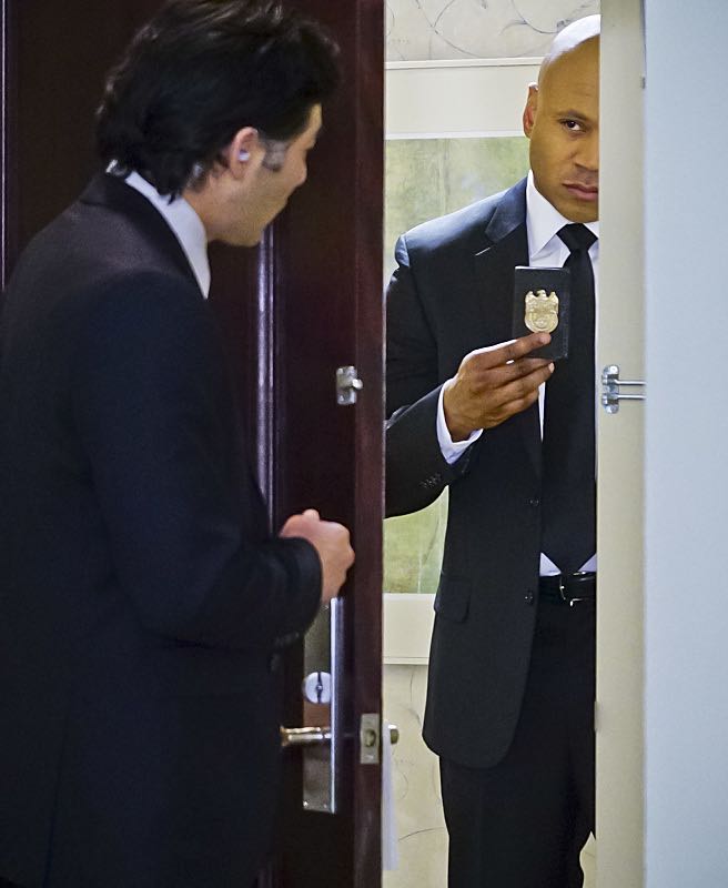 "Seoul Man" -- Pictured: LL COOL J (Special Agent Sam Hanna). While assigned to protective details for the commander of the Pacific Command, the team searches for a North Korean spy, on NCIS: LOS ANGELES, Monday, March 28 (9:59-11:00, ET/PT), on the CBS Television Network. Photo: Sonja Flemming/CBS é2016 CBS Broadcasting, Inc. All Rights Reserved