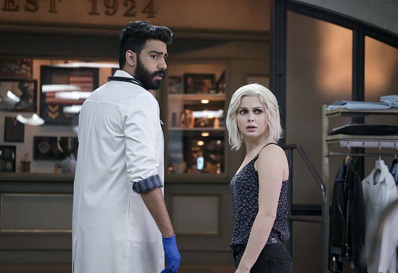 iZombie -- Image Number: ZMB216a_0029.jpg -- "Pour Some Sugar, Zombie" -- Pictured (L-R): Rahul Kohli as Ravi and Rose McIver as Liv -- Photo: Katie Yu/The CW -- é 2016 The CW Network, LLC. All rights reserved.