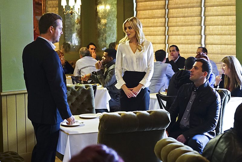 "Exchange Rate" -- Pictured: Chris O'Donnell (Special Agent G. Callen), Bar Paly (Anastasia "Anna" Kolcheck) and Juan Javier Cardenas (Ricardo Pena/Roman Nulishkin). When a convicted Cuban spy escapes U.S. custody just before he is set to return to his country in a prisoner exchange, the team is shocked to learn that Anna (Bar Paly) helped him break out. Also, Deeks admits to Kensi that he thinks she is too messy, on NCIS: LOS ANGELES, Monday, March 14 (9:59-11:00 PM, ET/PT), on the CBS Television Network. Photo: Sonja Flemming/CBS é2016 CBS Broadcasting, Inc. All Rights Reserved.