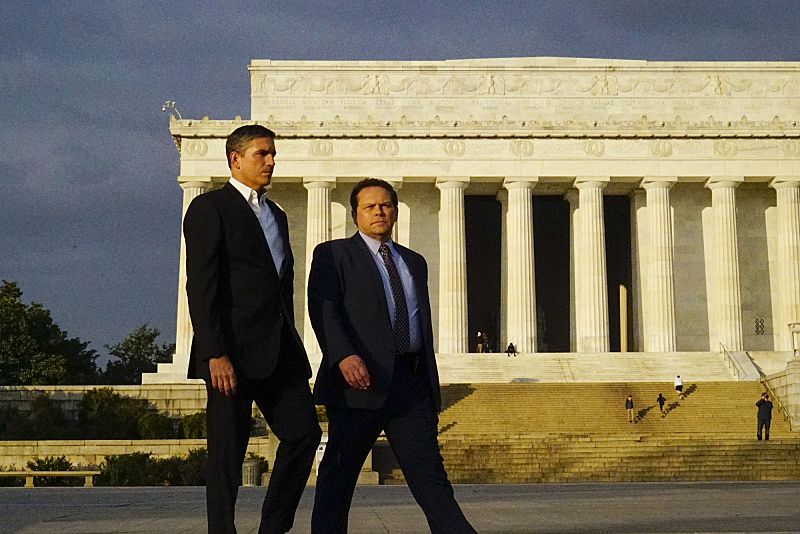 "Synecdoche" -- The team must unravel a conspiracy and stay ahead of the Secret Service when the President of the United States becomes their newest number. Also, Finch separates himself from the team and considers taking drastic action to combat Samaritan, on PERSON OF INTEREST, Tuesday, June 7 (10:00 -- 11:00 PM ET/PT) on the CBS Television Network. Pictured L-R: Jim Caviezel as John Reese and Kevin Chapman as Lionel Fusco Photo: John Paul Filo/CBS é2015 CBS Broadcasting Inc. All Rights Reserved.
