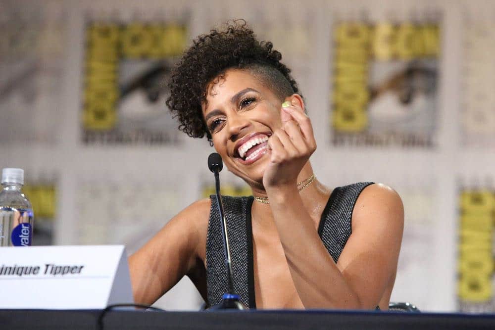 COMIC-CON INTERNATIONAL: SAN DIEGO -- "The Expanse Panel" -- Pictured: Dominique Tipper -- (Photo by: Evans Vestal Ward/Syfy)