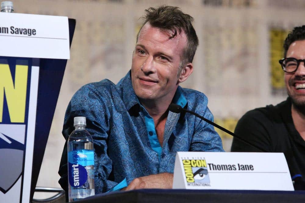 COMIC-CON INTERNATIONAL: SAN DIEGO -- "The Expanse Panel" -- Pictured: Thomas Jane -- (Photo by: Evans Vestal Ward/Syfy)