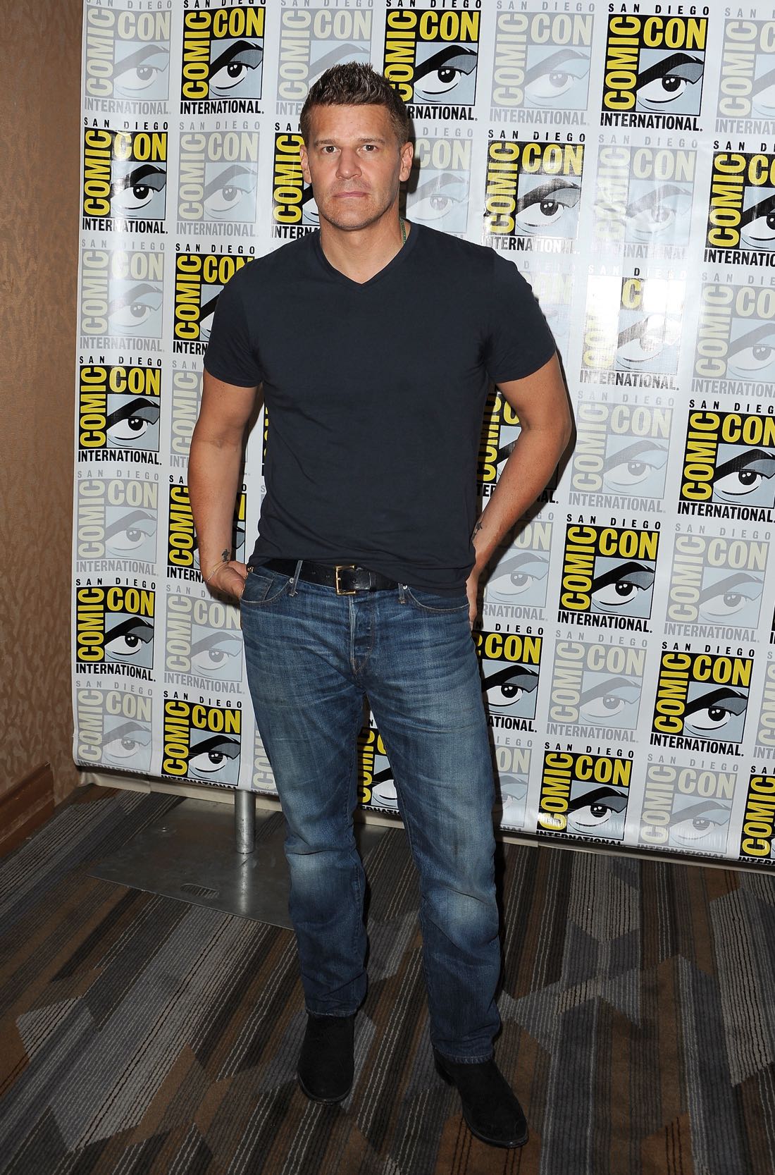 FOX FANFARE AT SAN DIEGO COMIC-CON © 2016: BONES cast member David Boreanaz during the BONES press room on Friday, July 22 at the FOX FANFARE AT SAN DIEGO COMIC-CON © 2016. CR: Scott Kirkland/FOX © 2016 FOX BROADCASTING