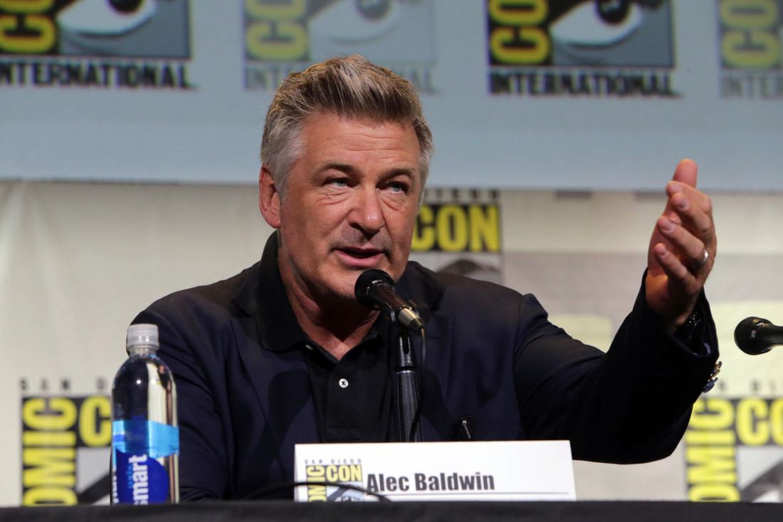 THE BOSS BABY voice actor Alec Baldwin at DreamWorks Animation's Comic Con Hall H Panel.