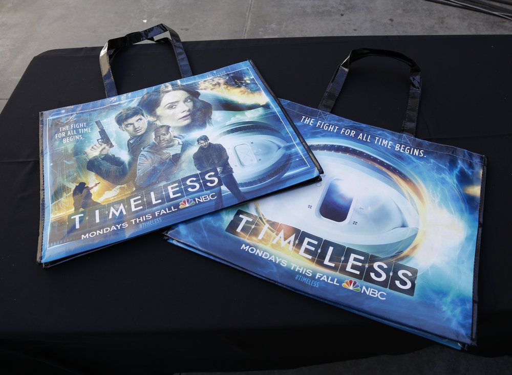 COMIC-CON INTERNATIONAL: SAN DIEGO 2016 -- "NBC at Comic-Con" -- Pictured: "Timeless" NBC Activation, Tin Fish, San Diego, Calif. -- (Photo by: Daniel Cristol/NBC)