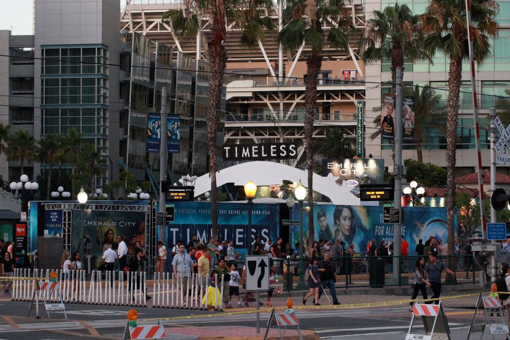 COMIC-CON INTERNATIONAL: SAN DIEGO 2016 -- "NBC at Comic-Con" -- Pictured: "Timeless"; NBC Activation at Tin Fish, San Diego, Calif. -- (Photo by: David Yeh/NBC)