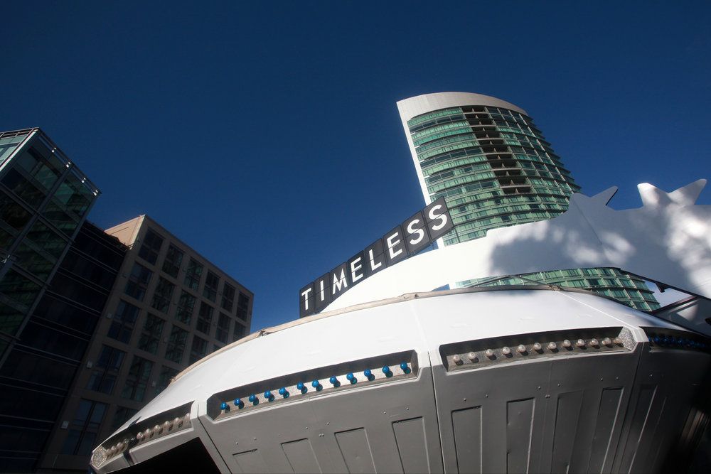 COMIC-CON INTERNATIONAL: SAN DIEGO 2016 -- "NBC at Comic-Con" -- Pictured: "Timeless"; NBC Activation at Tin Fish, San Diego, Calif. -- (Photo by: David Yeh/NBC)
