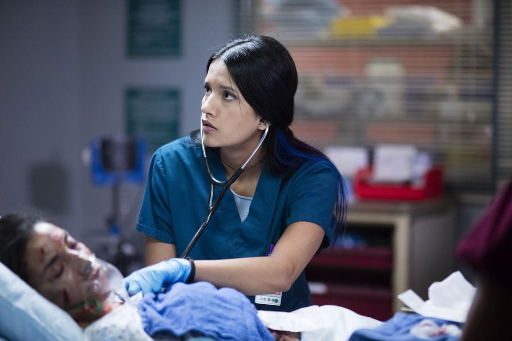THE NIGHT SHIFT-- "Emergent" Episode 312 -- Pictured: Tanaya Beatty as Dr. Shannon Rivera -- (Photo by: Cathy Kanavy/NBC)