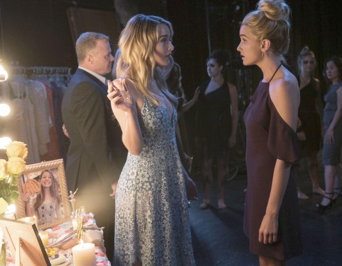 THE EXORCIST: L-R: Hannah Kasulka and Brianne Howey in the "Chapter Three: Let 'Em In" episode of THE EXORCIST airing Friday, Oct. 7 (9:00-10:00 PM ET/PT) on FOX. ©2016 Fox Broadcasting Co. Cr: Jean Whiteside/FOX