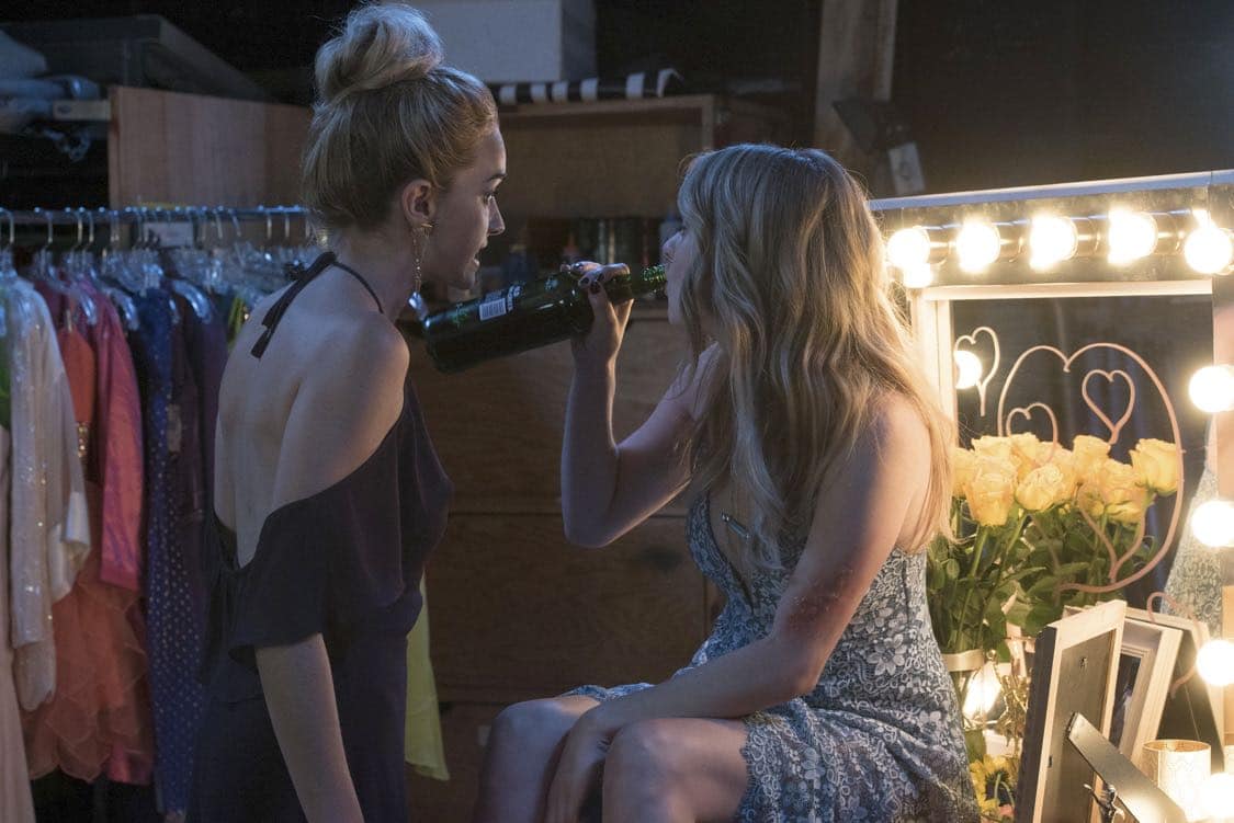 THE EXORCIST: L-R: Brianne Howey and Hannah Kasulka in the "Chapter Three: Let 'Em In" episode of THE EXORCIST airing Friday, Oct. 7 (9:00-10:00 PM ET/PT) on FOX. ©2016 Fox Broadcasting Co. Cr: Jean Whiteside/FOX