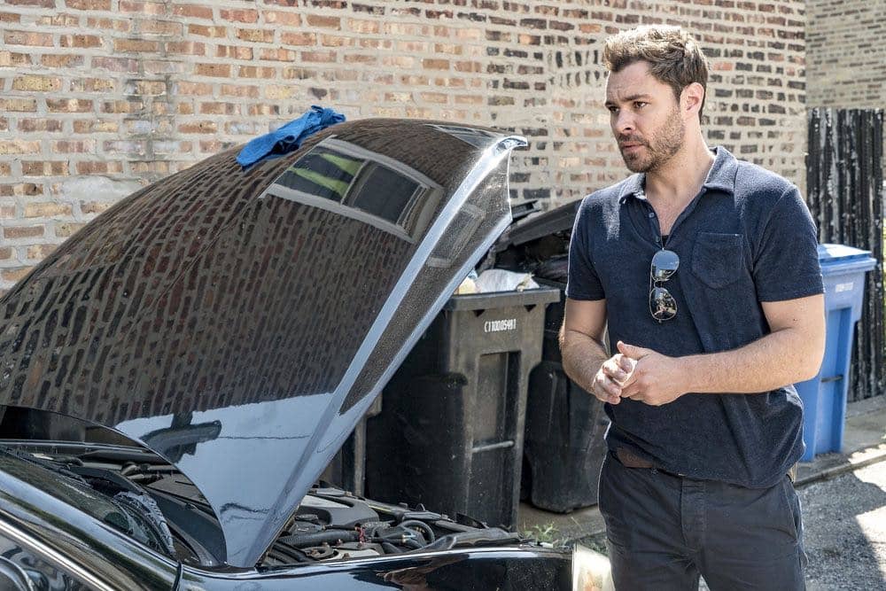 CHICAGO P.D. -- "Big Friends Big Enemies" Episode 403 -- Pictured: Patrick Flueger as Kyle Ruzek -- (Photo by: Matt Dinerstein/NBC)