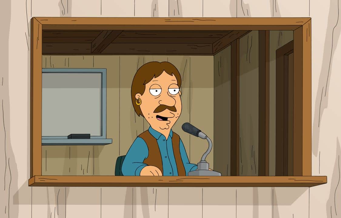 FAMILY GUY: Chris becomes a star baseball pitcher and Peter bets on his games. Meanwhile, Stewie, Brian and Frank Sinatra Jr. (guest voicing as himself) open an Italian restaurant in the “Bookie of the Year” episode of FAMILY GUY airing Sunday, Oct. 2 (9:00-9:30 PM ET/PT) on FOX. FAMILY GUY ™ and © 2016 TCFFC ALL RIGHTS RESERVED. CR: FOX