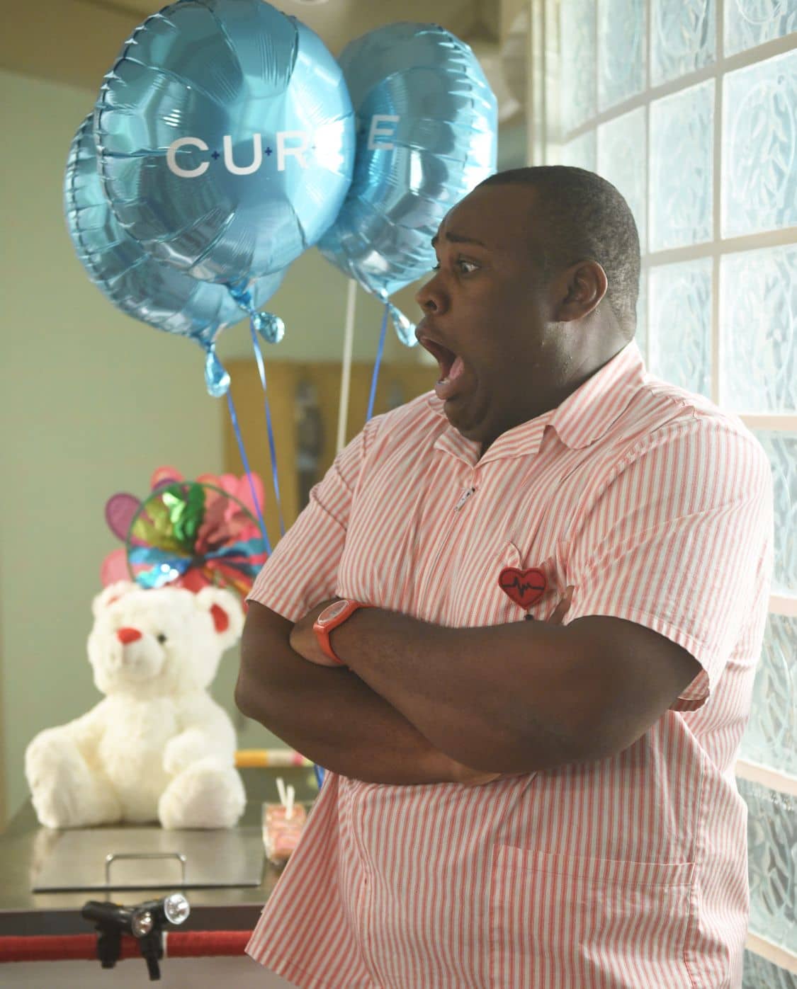 SCREAM QUEENS: James Earl in the all-new “Handidates” episode of SCREAM QUEENS airing Tuesday, Oct. 11 (9:01-10:00 PM ET/PT) on FOX. Cr: Michael Becker / FOX. © 2016 FOX Broadcasting Co.