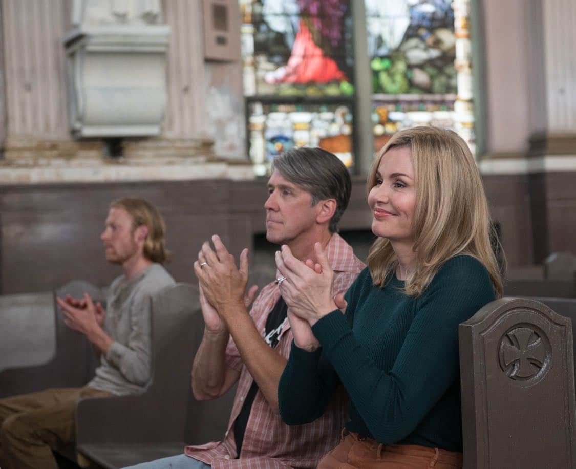 THE EXORCIST: L-R: Alan Ruck and Geena Davis in the "Lupus in Fabula" episode of THE EXORCIST airing Friday, Sept. 30 (9:00-10:00 PM ET/PT) on FOX. ©2016 Fox Broadcasting Co. Cr: Jean Whiteside/FOX