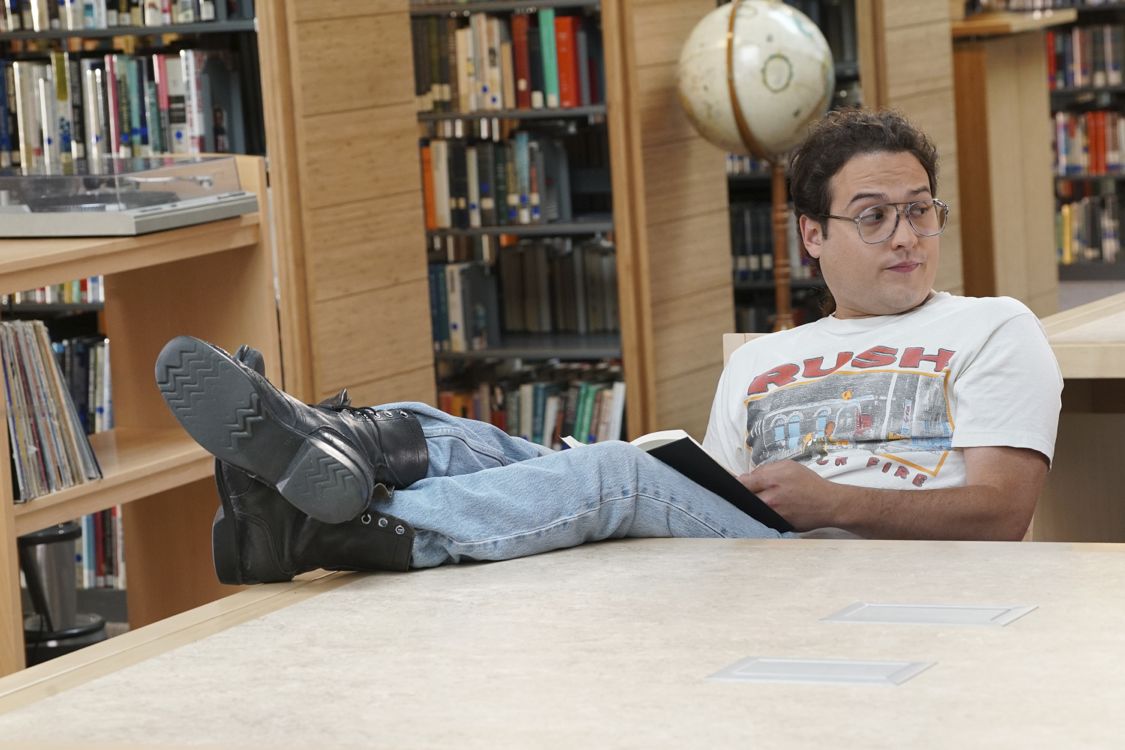 THE GOLDBERGS - "Breakfast Club" - Adam works on his new persona for the first day of high school that he hopes will up his coolness level. Meanwhile, Beverly gets her teaching certification to become a substitute teacher. But when she is demoted to sub-janitor, she sends the Goldberg kids to a Saturday detention, but it is Principal Ball who must oversee the kids. Later, Murray arrives and takes over where he gives an important lesson, on the season premiere "The Goldbergs," WEDNESDAY, SEPTEMBER 21 (8:00-8:30 p.m. EDT), on the ABC Television Network. (ABC/Ron Tom) SEAN MARQUETTE