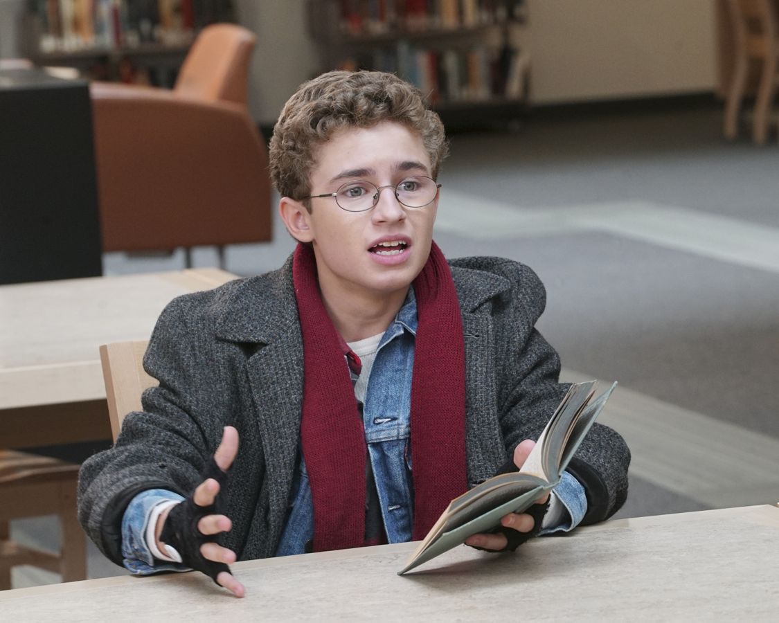 THE GOLDBERGS - "Breakfast Club" - Adam works on his new persona for the first day of high school that he hopes will up his coolness level. Meanwhile, Beverly gets her teaching certification to become a substitute teacher. But when she is demoted to sub-janitor, she sends the Goldberg kids to a Saturday detention, but it is Principal Ball who must oversee the kids. Later, Murray arrives and takes over where he gives an important lesson, on the season premiere "The Goldbergs," WEDNESDAY, SEPTEMBER 21 (8:00-8:30 p.m. EDT), on the ABC Television Network. (ABC/Ron Tom) SEAN GIAMBRONE