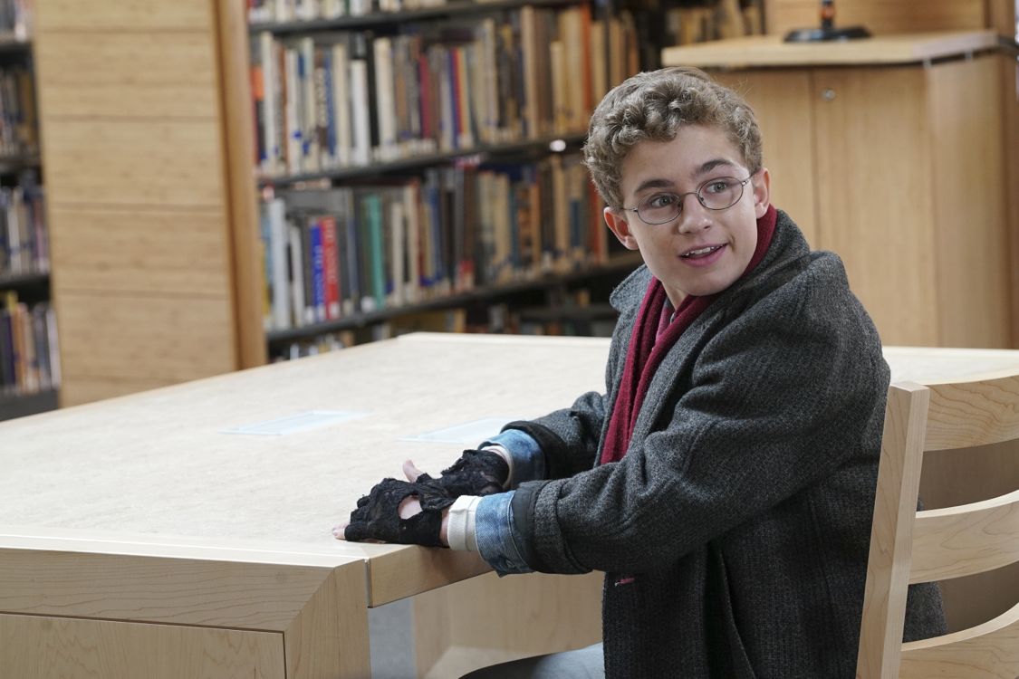 THE GOLDBERGS - "Breakfast Club" - Adam works on his new persona for the first day of high school that he hopes will up his coolness level. Meanwhile, Beverly gets her teaching certification to become a substitute teacher. But when she is demoted to sub-janitor, she sends the Goldberg kids to a Saturday detention, but it is Principal Ball who must oversee the kids. Later, Murray arrives and takes over where he gives an important lesson, on the season premiere "The Goldbergs," WEDNESDAY, SEPTEMBER 21 (8:00-8:30 p.m. EDT), on the ABC Television Network. (ABC/Ron Tom) SEAN GIAMBRONE