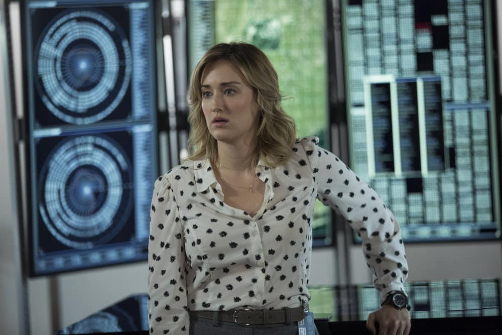 BLINDSPOT -- "Do Not Slack, the Featherweight Wins" Episode 208 -- Pictured: Ashley Johnson as Patterson -- (Photo by: Eric Liebowitz/Warner Bros/NBC)