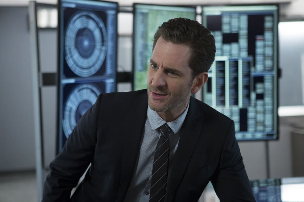 BLINDSPOT -- "Do Not Slack, the Featherweight Wins" Episode 208 -- Pictured: Aaron Abrams as Matthew Weitz -- (Photo by: Eric Liebowitz/Warner Bros/NBC)