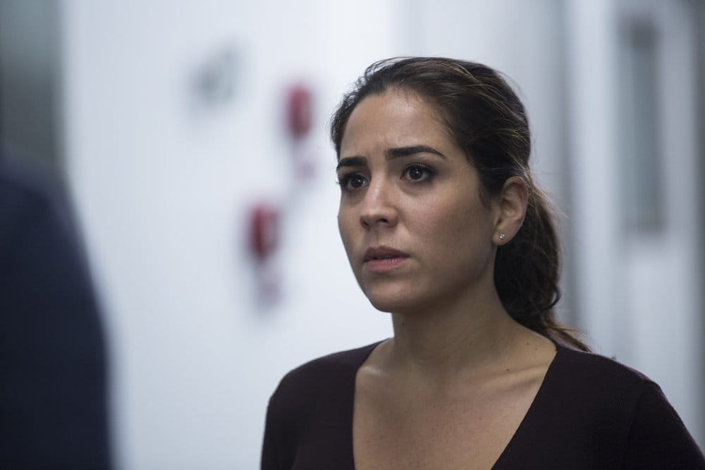 BLINDSPOT -- "Do Not Slack, the Featherweight Wins" Episode 208 -- Pictured: Audrey Esparza as Tasha Zapata -- (Photo by: Eric Liebowitz/Warner Bros/NBC)
