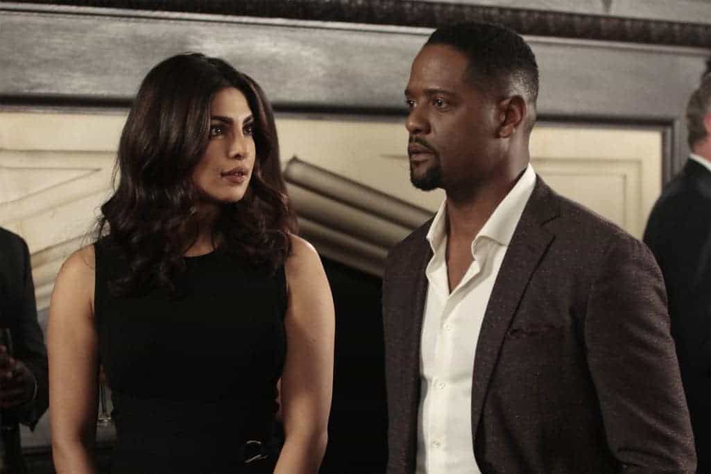 QUANTICO - "KMFORGET" - At the Farm, Harry is still suspicious of Alex and Ryan, and he's determined to learn more about their plan, while Leon is recruited for a special assignment by Owen. Meanwhile, in the future, Alex continues to run from the terrorists but faces her toughest challenge yet when the terrorists corner her on "Quantico," airing SUNDAY, OCTOBER 30 (10:00-11:00 p.m. EDT), on the ABC Television Network. (ABC/Giovanni Rufino) PRIYANKA CHOPRA, BLAIR UNDERWOOD