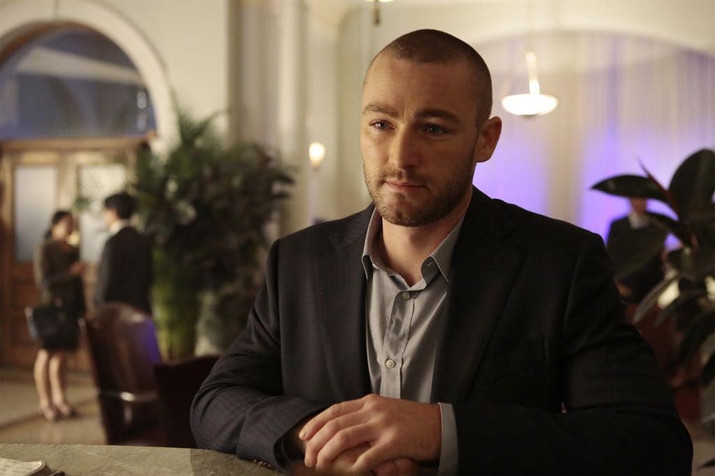 QUANTICO - "KMFORGET" - At the Farm, Harry is still suspicious of Alex and Ryan, and he's determined to learn more about their plan, while Leon is recruited for a special assignment by Owen. Meanwhile, in the future, Alex continues to run from the terrorists but faces her toughest challenge yet when the terrorists corner her on "Quantico," airing SUNDAY, OCTOBER 30 (10:00-11:00 p.m. EDT), on the ABC Television Network. (ABC/Giovanni Rufino) JAKE MCLAUGHLIN