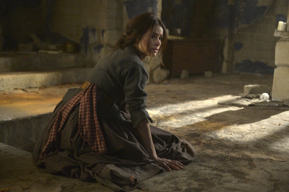 TIMELESS -- "The Alamo" Episode 104 -- Pictured: Abigail Spencer as Lucy Preston -- (Photo by: Sergei Bachlakov/NBC)