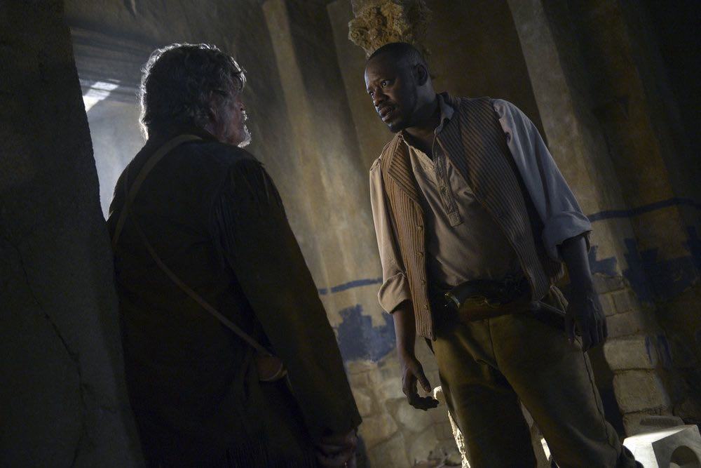 TIMELESS -- "The Alamo" Episode 104 -- Pictured: Malcolm Barrett as Rufus Carlin -- (Photo by: Sergei Bachlakov/NBC)