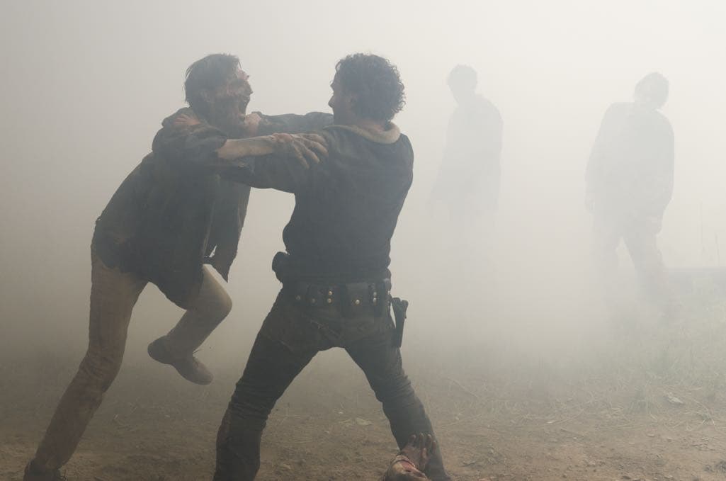 >>> NOT TO BE USED UNTIL 10/24/16 at 1:00 AM EST <<< Andrew Lincoln as Rick Grimes - The Walking Dead _ Season 7, Episode 1 - Photo Credit: Gene Page/AMC