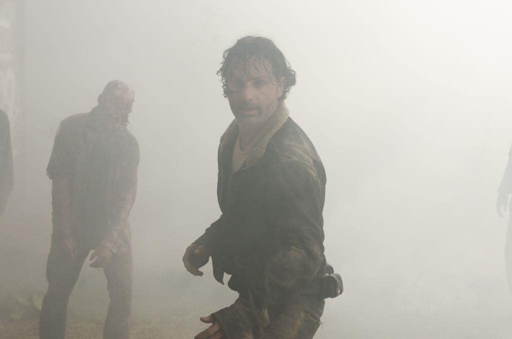 >>> NOT TO BE USED UNTIL 10/24/16 at 1:00 AM EST <<< Andrew Lincoln as Rick Grimes - The Walking Dead _ Season 7, Episode 1 - Photo Credit: Gene Page/AMC