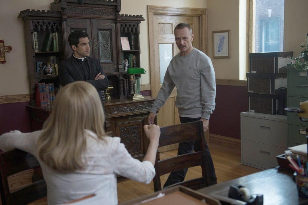 THE EXORCIST: L-R: Alfonso Herrera and Ben Daniels in the "Chapter Six: Star of the Morning" episode of THE EXORCIST THE EXORCIST: L-R: Alfonso Herrera and Ben Daniels in the "Chapter Six: Star of the Morning" episode of THE EXORCIST airing Friday, Nov. 4 (9:01-10:00 PM ET/PT) on FOX. ©2016 Fox Broadcasting Co. Cr: Jean Whiteside/FOX