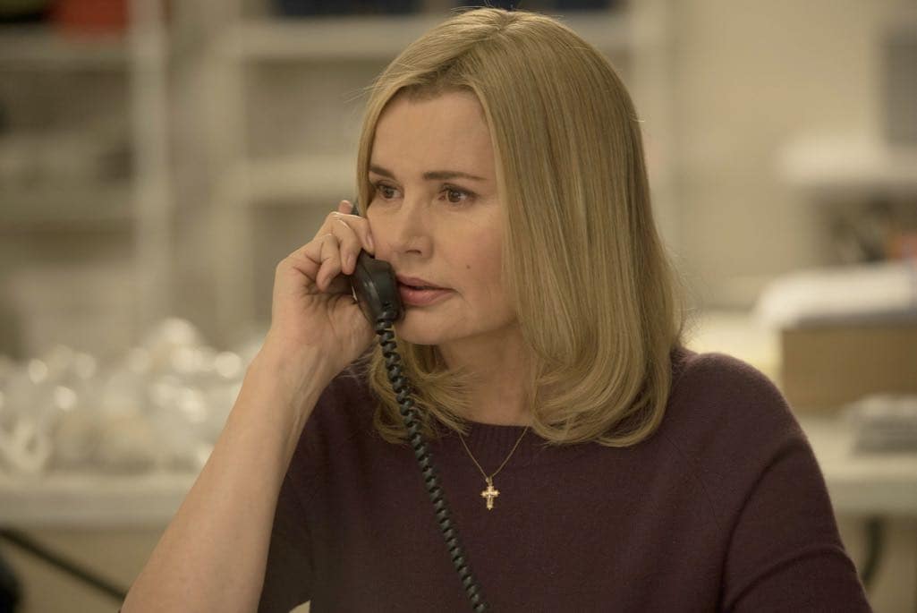 THE EXORCIST: Geena Davis in the "Chapter Six: Star of the Morning" episode of THE EXORCIST THE EXORCIST: Geena Davis in the "Chapter Six: Star of the Morning" episode of THE EXORCIST airing Friday, Nov. 4 (9:01-10:00 PM ET/PT) on FOX. ©2016 Fox Broadcasting Co. Cr: Jean Whiteside/FOX