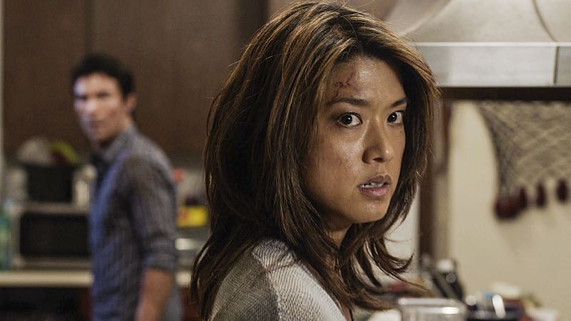Hawaii Five-0 "Ka hale ho'okauweli" Pictured: Grace Park as Kono Kalakaua "Ka hale ho'okauweli" -- On Halloween, Five-0 investigates the murder of a medium with a checkered past who was apparently scared to death by a poltergeist. Also, Kono and Adam are kidnapped by what appears to be a death cult, on HAWAII FIVE-0, Friday, Oct. 28 (9:00-10:00 PM, ET/PT), on the CBS Television Network. Pictured: Grace Park as Kono Kalakaua. Photo: CBS é2016 CBS Broadcasting, Inc. All Rights Reserved