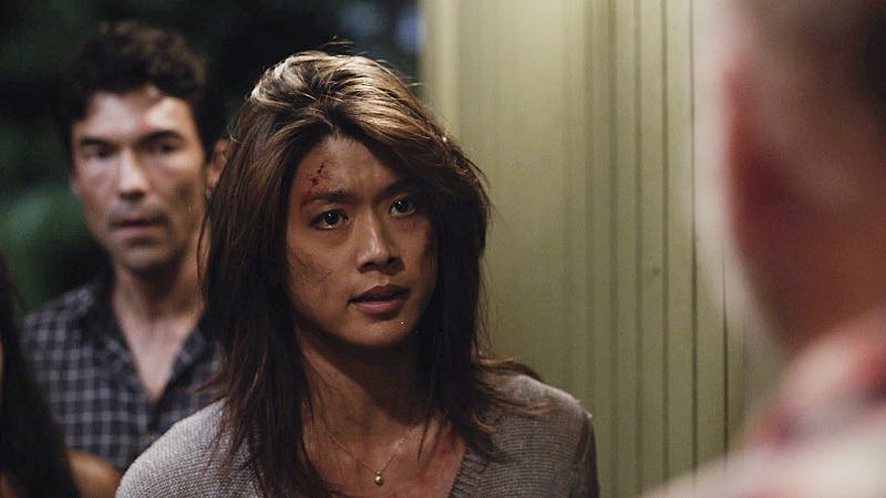 "Ka hale ho'okauweli" -- On Halloween, Five-0 investigates the murder of a medium with a checkered past who was apparently scared to death by a poltergeist. Also, Kono and Adam are kidnapped by what appears to be a death cult, on HAWAII FIVE-0, Friday, Oct. 28 (9:00-10:00 PM, ET/PT), on the CBS Television Network. Pictured: Grace Park as Kono Kalakaua. Photo: CBS é2016 CBS Broadcasting, Inc. All Rights Reserved