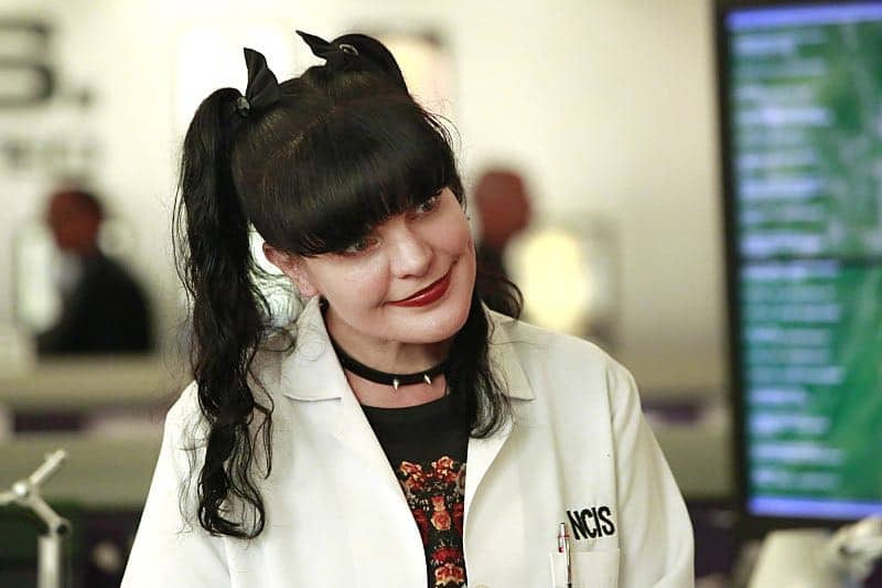 "Shell Game" -- After a kidnapped petty officer escapes her captor, NCIS uncovers a connection to her missing husband. Also, Abby knits the NCIS newbies personalized gifts, on NCIS, Tuesday, Oct. 25 (8:00-9:00 PM, ET/PT), on the CBS Television Network. Pictured: Pauley Perrette. Photo: Bill Inoshita/CBS é2016 CBS Broadcasting, Inc. All Rights Reserved