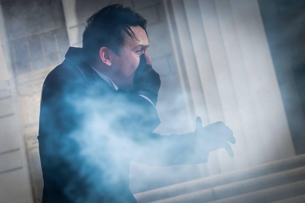 GOTHAM: Robin Lord Taylor in the“Mad City: Anything For You” episode of GOTHAM airing Monday, Oct. 17 (8:00-9:01 PM ET/PT) on FOX. ©2016 Fox Broadcasting Co. Cr: Jeff Neumann/FOX.