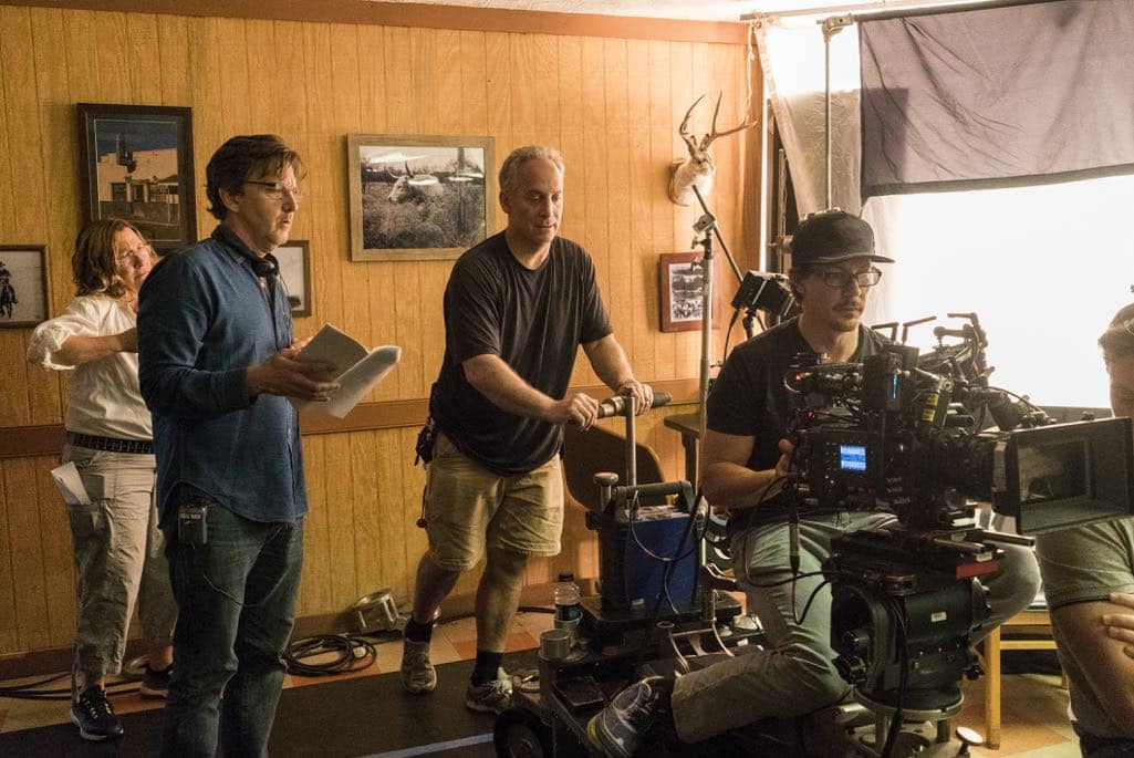 BTS, Director Andrew McCarthy- Halt and Catch Fire _ Season 3, Episode 5 - Photo Credit: Tina Rowden/AMC