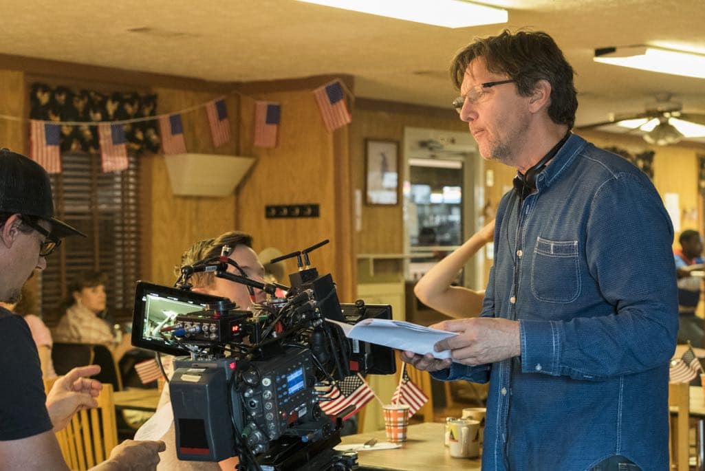 BTS, Director Andrew McCarthy- Halt and Catch Fire _ Season 3, Episode 5 - Photo Credit: Tina Rowden/AMC