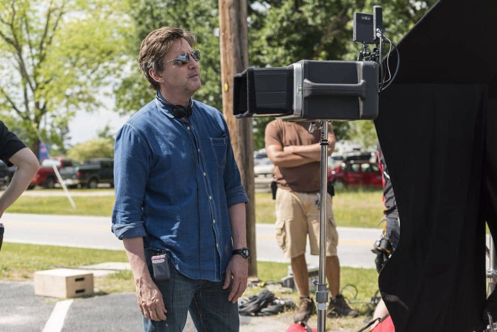 BTS, Director Andrew McCarthy - Halt and Catch Fire _ Season 3, Episode 5 - Photo Credit: Tina Rowden/AMC