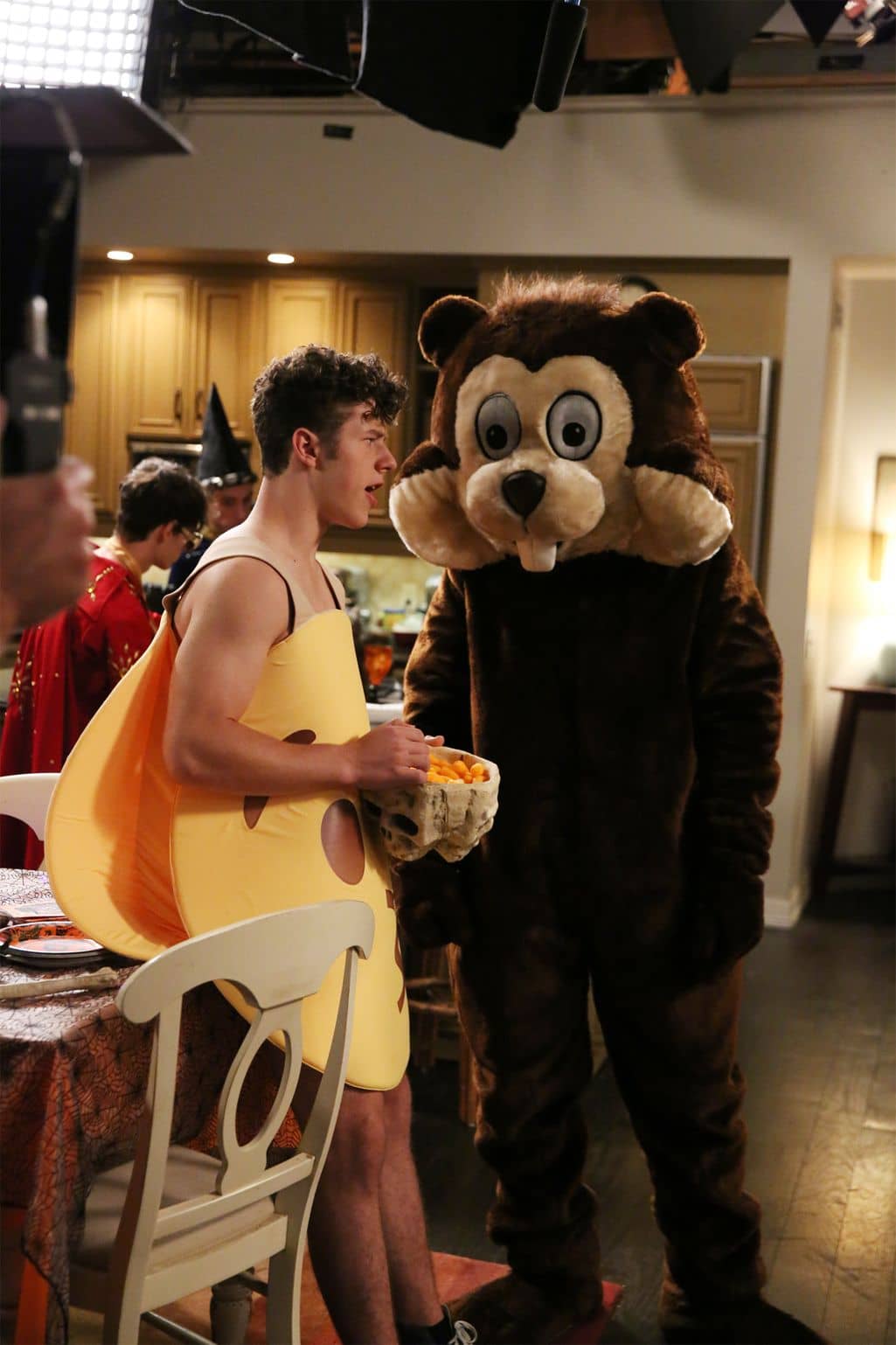 MODERN FAMILY - "Halloween 4: The Revenge of Rod Skyhook" - Luke's Halloween party isn't the monster bash he dreamed of and is at risk of having the worst party of the year. Sensing trouble, the rest of the Dunphy's realize all his party needs is a visit from Rod Skyhook, a little promotion and some adult supervision to get it started. Meanwhile at the Tucker-Pritchett home, Cam faces off with his Halloween nemesis while Lily and Mitchell try to save the day and work to keep him from going to the darkside. Finally, when Jay finds out that Manny is going to a party at the home of an old enemy, he enlists him to deliver a trick he will never forget. "Modern Family" airs WEDNESDAY, OCTOBER 26 (9:00-9:30 p.m. EDT), on the ABC Television Network. (ABC/Carol Kaelson) NOLAN GOULD