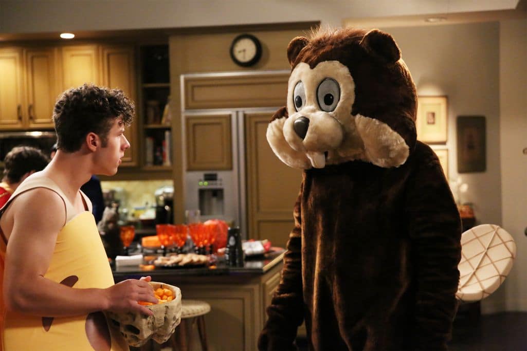 MODERN FAMILY - "Halloween 4: The Revenge of Rod Skyhook" - Luke's Halloween party isn't the monster bash he dreamed of and is at risk of having the worst party of the year. Sensing trouble, the rest of the Dunphy's realize all his party needs is a visit from Rod Skyhook, a little promotion and some adult supervision to get it started. Meanwhile at the Tucker-Pritchett home, Cam faces off with his Halloween nemesis while Lily and Mitchell try to save the day and work to keep him from going to the darkside. Finally, when Jay finds out that Manny is going to a party at the home of an old enemy, he enlists him to deliver a trick he will never forget. "Modern Family" airs WEDNESDAY, OCTOBER 26 (9:00-9:30 p.m. EDT), on the ABC Television Network. (ABC/Carol Kaelson) NOLAN GOULD