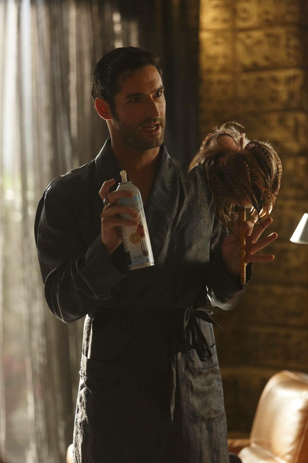 LUCIFER: Tom Ellis in the “Sin-Eater” episode of LUCIFER airing Monday, Oct. 10 (9:01-10:00 PM ET/PT) on FOX. ©2016 Fox Broadcasting Co. Cr: Michael Courtney/FOX.