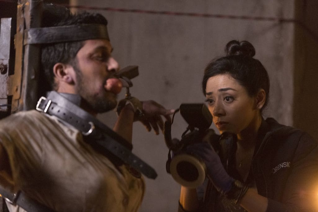 LUCIFER: Aimee Garcia in the “Sin-Eater” episode of LUCIFER airing Monday, Oct. 10 (9:01-10:00 PM ET/PT) on FOX. ©2016 Fox Broadcasting Co. Cr: Michael Courtney/FOX.