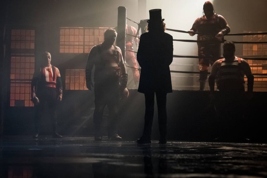 GOTHAM: Center: Benedict Samuel in the“Mad City: New Day Rising” episode of GOTHAM airing Monday, Oct. 10 (8:00-9:01 PM ET/PT) on FOX. ©2016 Fox Broadcasting Co. Cr: Jessica Miglio/FOX.