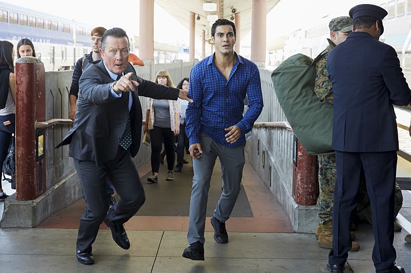 "Little Boy Lost" -- Team Scorpion must find a boy from Ralph's class who goes missing on a field trip after he accidentally has a run-in with a deadly criminal. Also, Toby gets closer to finding out the identity of Happy's husband, on SCORPION, Monday, Oct. 17 (10:00-11:00 PM, ET/PT), on the CBS Television Network. Pictured: Robert Patrick, Elyes Gabel. Photo: Erik Voake/CBS é2016 CBS Broadcasting, Inc. All Rights Reserved