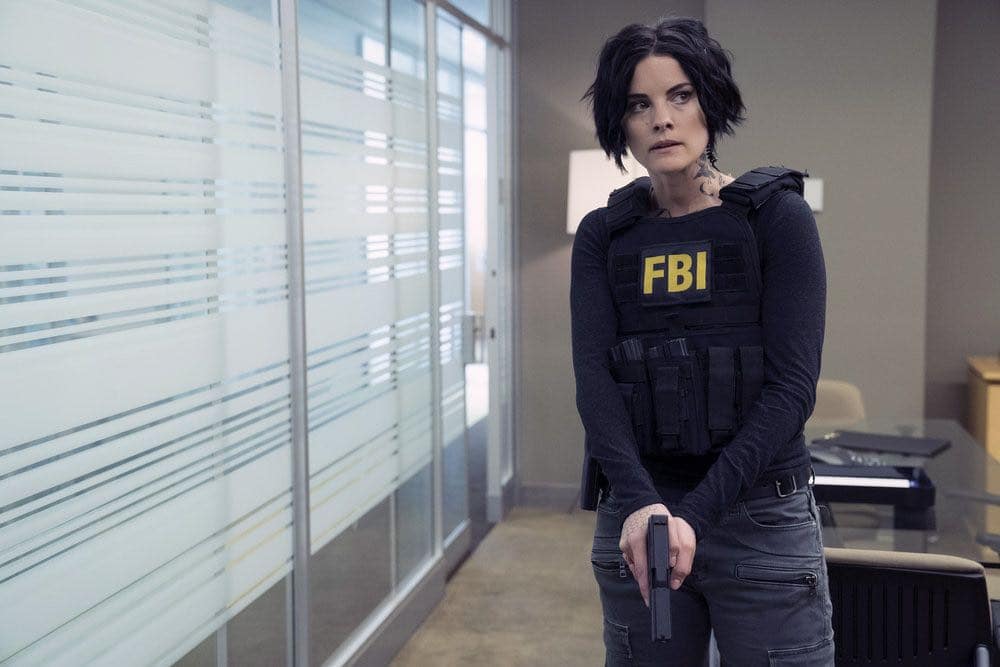 BLINDSPOT-- "Condone Untidiest Thefts" Episode 205 -- Pictured: Jaimie Alexander as Jane Doe -- (Photo by: Peter Kramer/NBC)