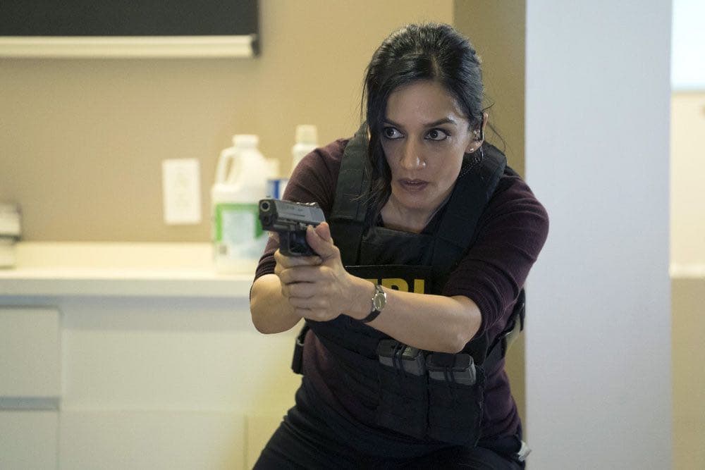 BLINDSPOT-- "Condone Untidiest Thefts" Episode 205 -- Pictured: Archie Panjabi as Nas Kamal -- (Photo by: Peter Kramer/NBC)