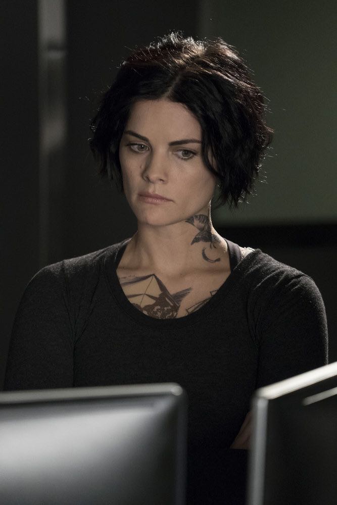 BLINDSPOT -- "Condone Untidiest Thefts" Episode 205 -- Pictured: Jaimie Alexander as Jane Doe -- (Photo by: Peter Kramer/NBC) BLINDSPOT -- "Condone Untidiest Thefts" Episode 205 -- Pictured: Jaimie Alexander as Jane Doe -- (Photo by: Peter Kramer/NBC)